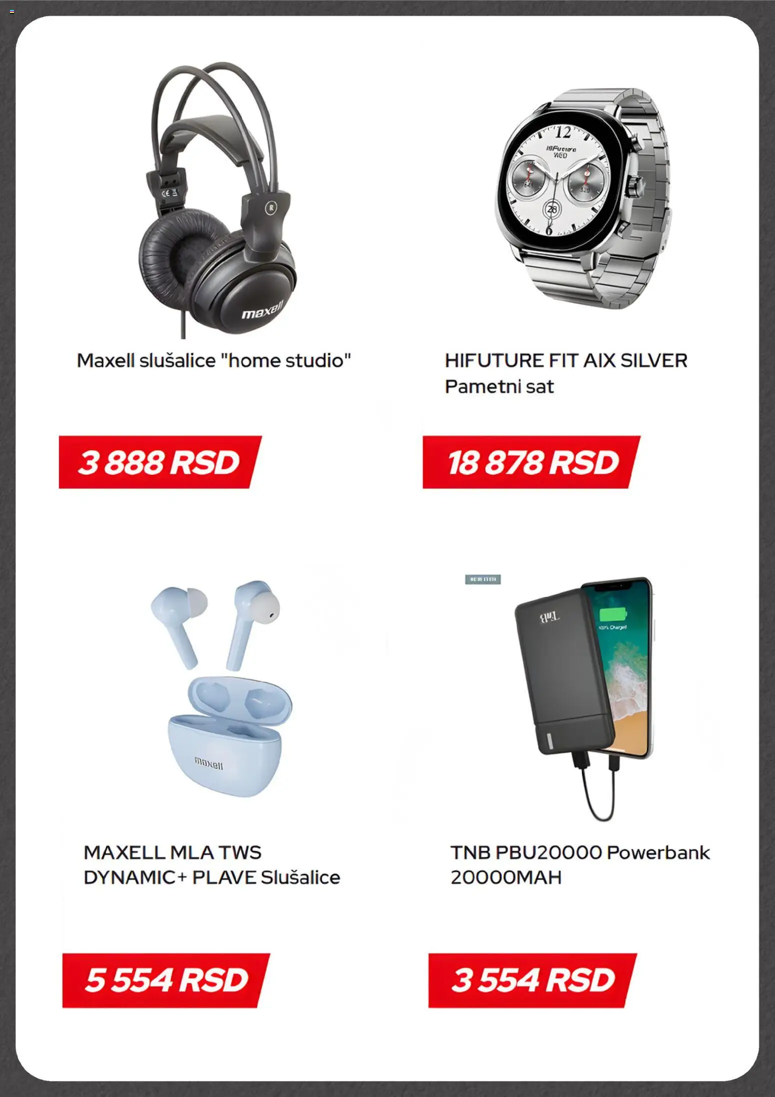 Dudi co. katalog - važi od 13.01.2026 | Strana: 3 | Proizvode: Pametni sat, Slušalice