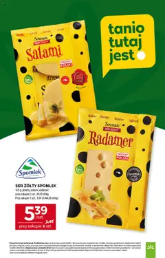 Stokrotka Gazetka - Market od 17.07.2025 | Strona: 5 | Produkty: Ser żółty, Stokrotka, Ser, Salami