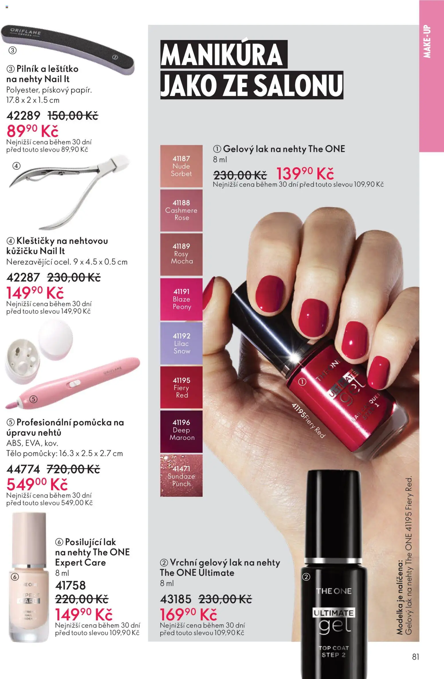 Oriflame Black Friday od 12.11.2025 | Strana: 81 | Produkty: Makeup, Manikúra, Nehty, Sorbet