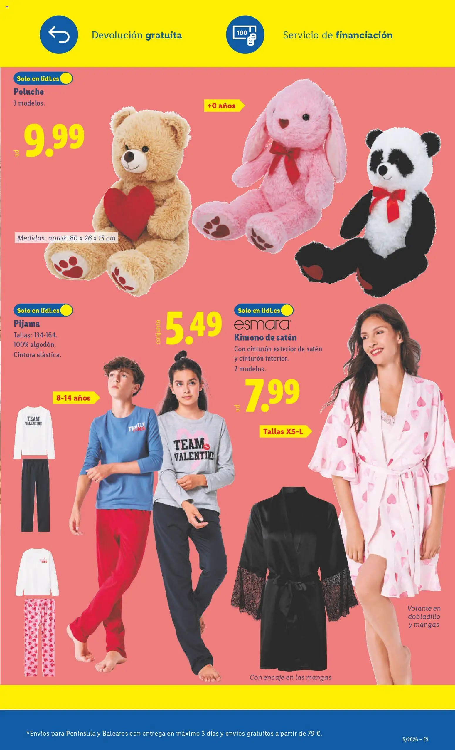 Lidl folleto de bazar │ válido desde el 26.01.2026 | Página: 3 | Productos: Pijama, Cinturón
