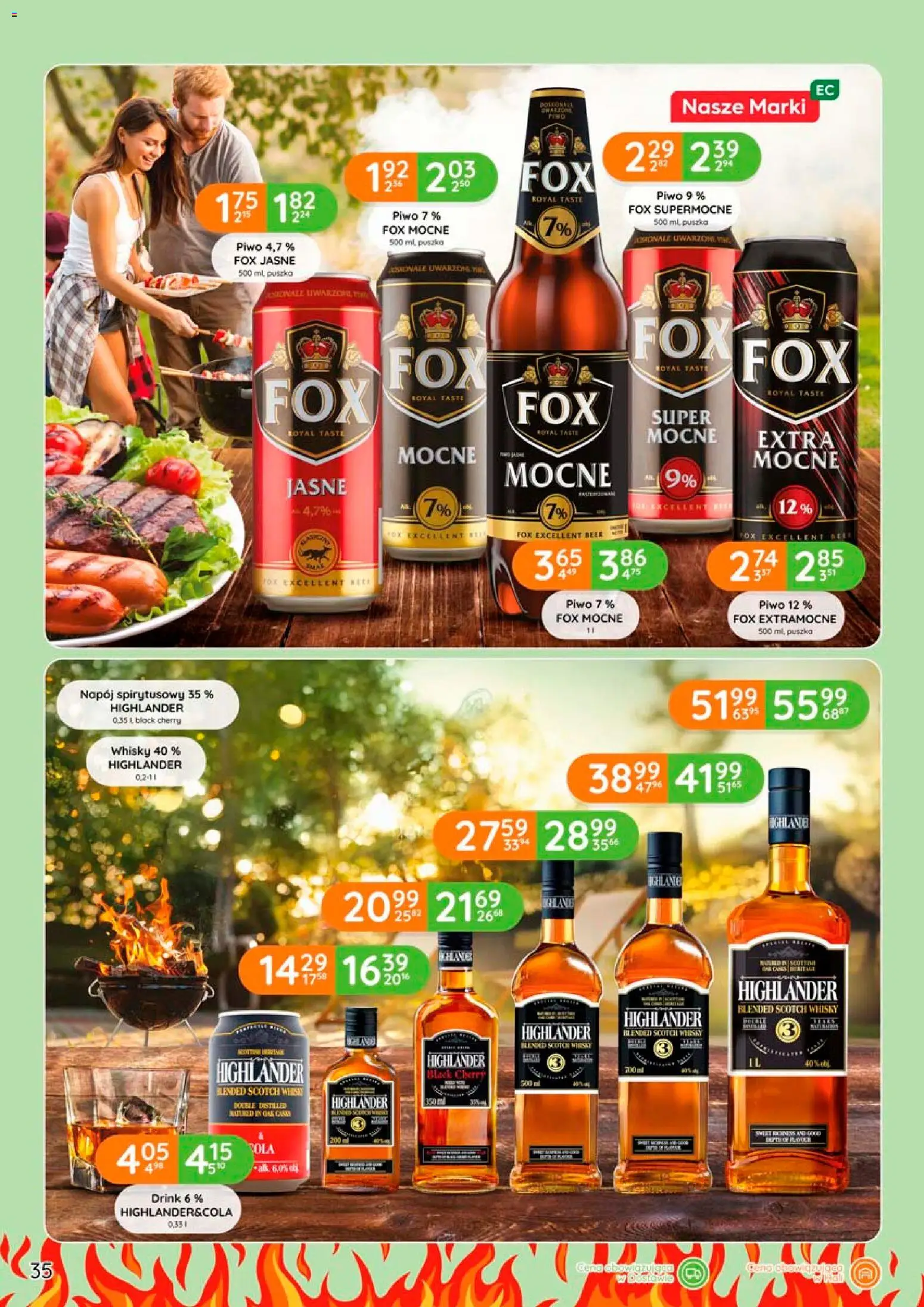Eurocash gazetka - Grill od 09.04.2026 | Strona: 35 | Produkty: Piwo, Whisky