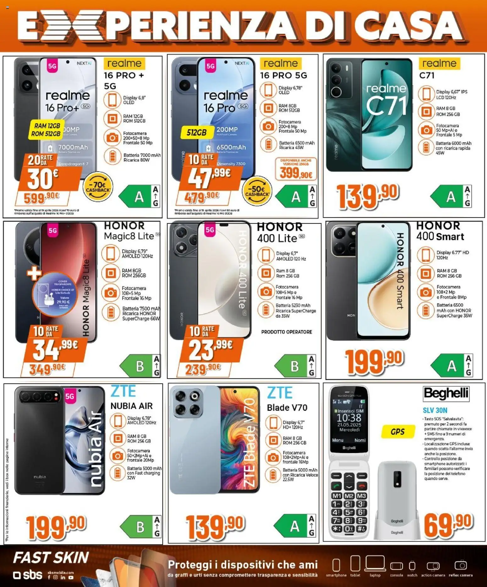 Volantino Expert del 09.04.2026 | Pagina: 4 | Prodotti: Tè, Telefono, Laptop, Batteria