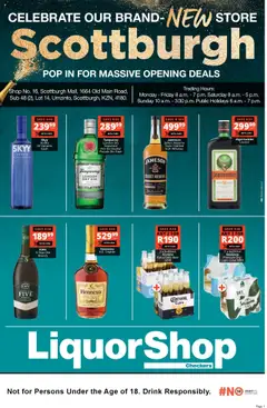 Checkers KwaZulu-Natal - LiquorShop Scottburgh Store Opening │ valid from 28.07.2025 | Page: 1