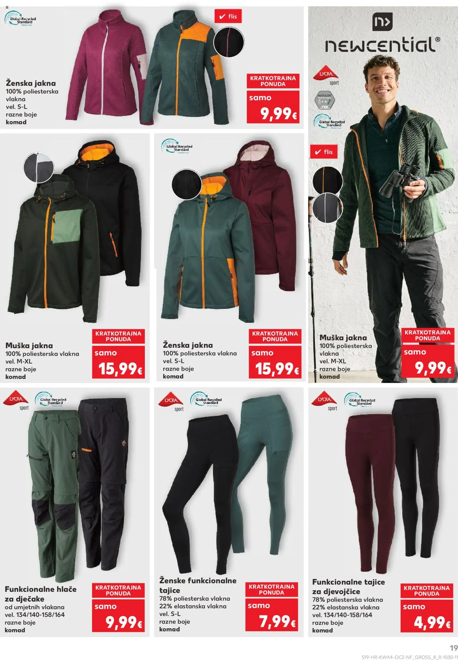Kaufland katalog | vrijedi od 29.10.2025 | Stranica: 19 | Proizvodi: Jakna, Hlače, Tajice