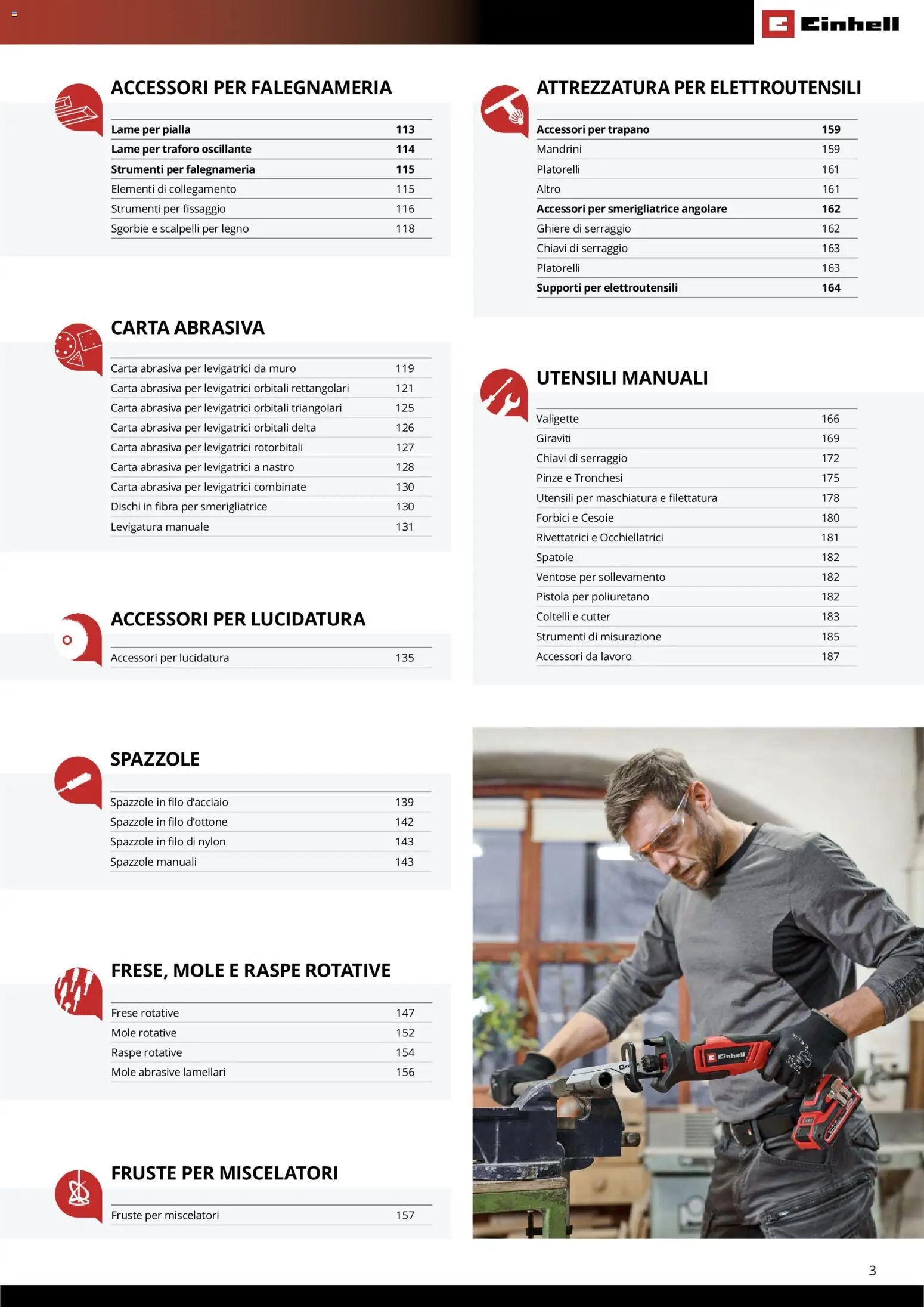 Volantino Einhell del 17.03.2026 | Pagina: 5 | Prodotti: Trapano, Pinze, Smerigliatrice