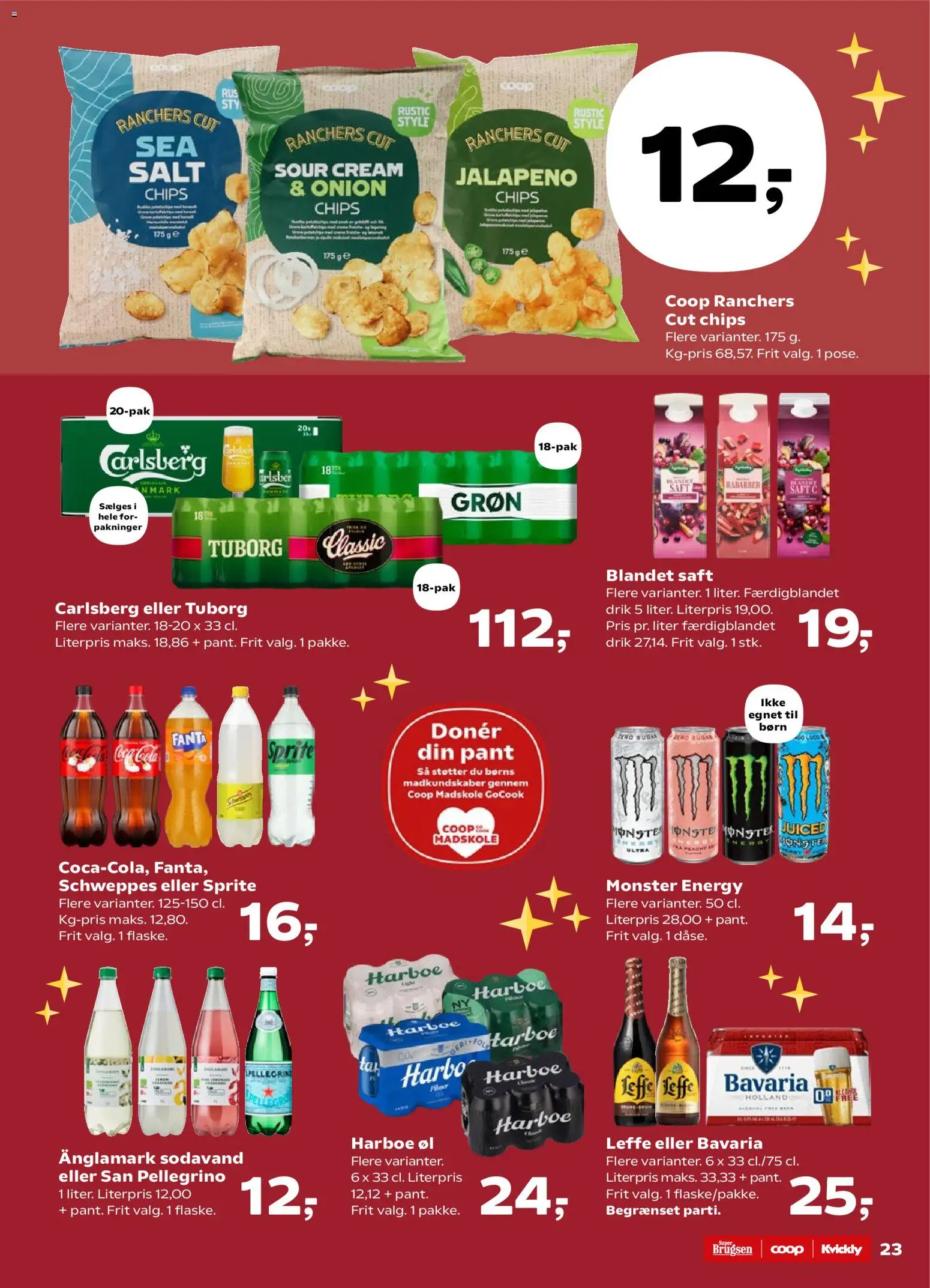 Super Brugsen tilbudsavis – gyldig fra 31.10.2025 | Side: 24 | Produkter: Rabarber, Øl, Chips, Salt