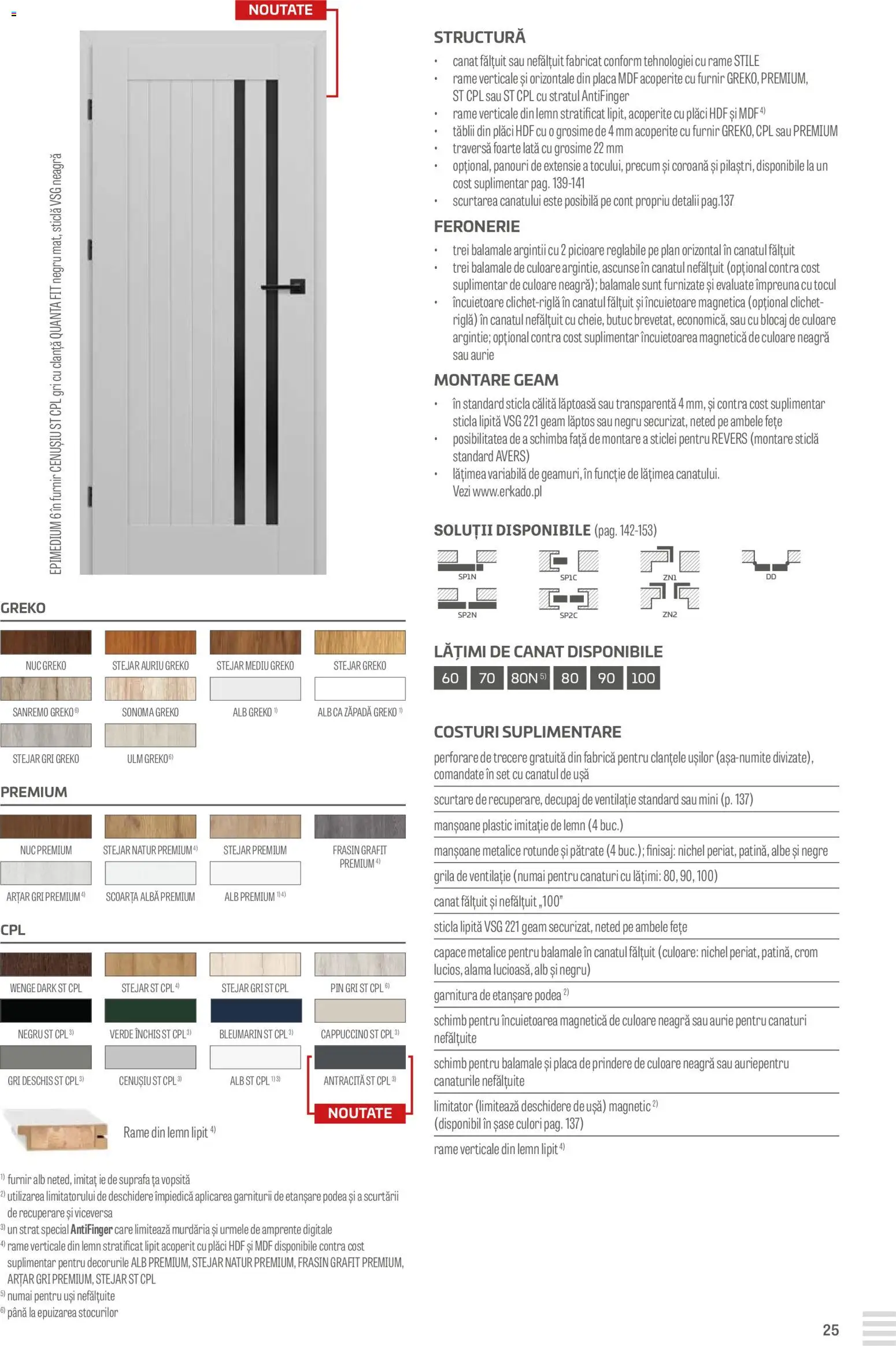 Noul catalog Proges – valabil de la 23.08.2024 | Pagină: 25 | Produse: Ușă