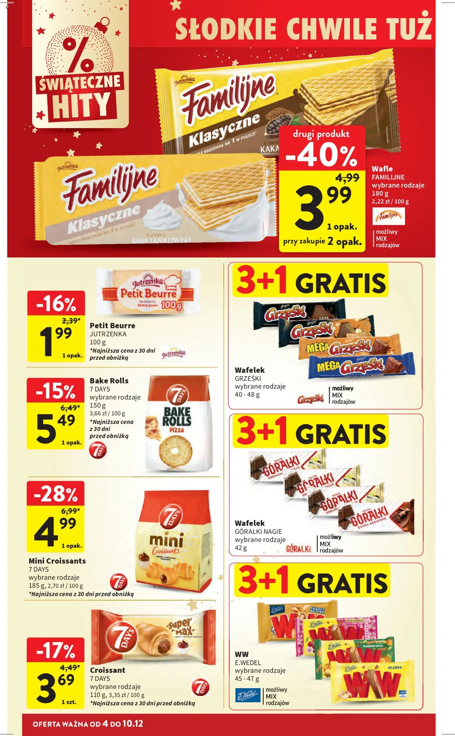 Intermarche Gazetka od 04.12.2025 | Strona: 48 | Produkty: Wafle, Pizza
