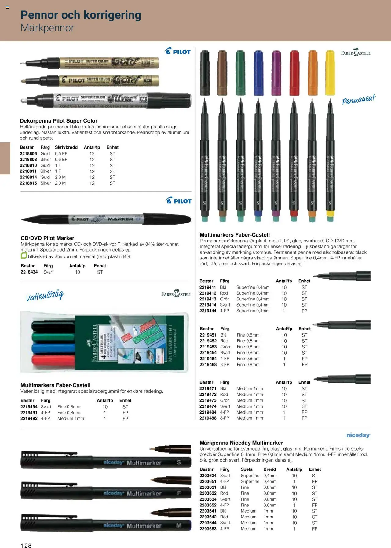 Office Depot reklamblad aktuell från 15.02.2024 | Sida: 130 | Produkter: Penna