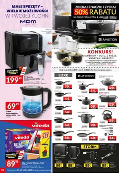 Pogląd oferty "Twój Market Gazetka" - ważna od 05.11.2025 | Strona: 28 | Produkty: Mikser, Toster, Frytkownica, Garnek