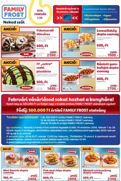 Family Frost Akciós újság - amely érvényes a következő dátumtól: 01.02.2026