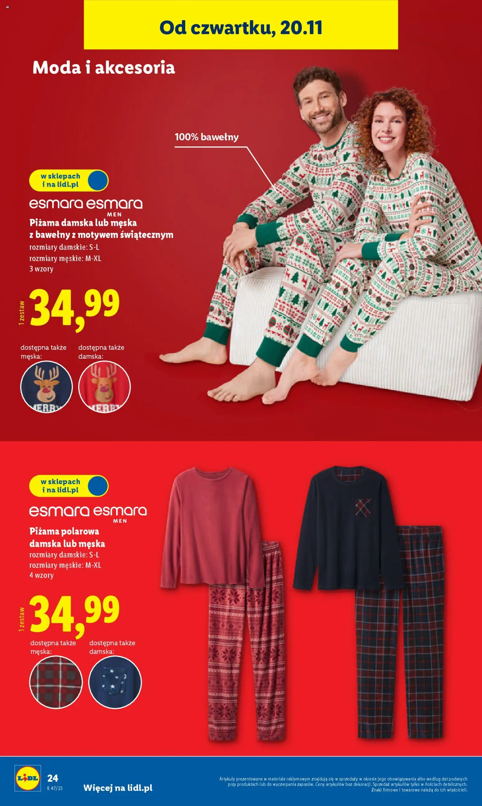 Lidl Black Friday od 17.11.2025 | Strona: 28 | Produkty: Piżama