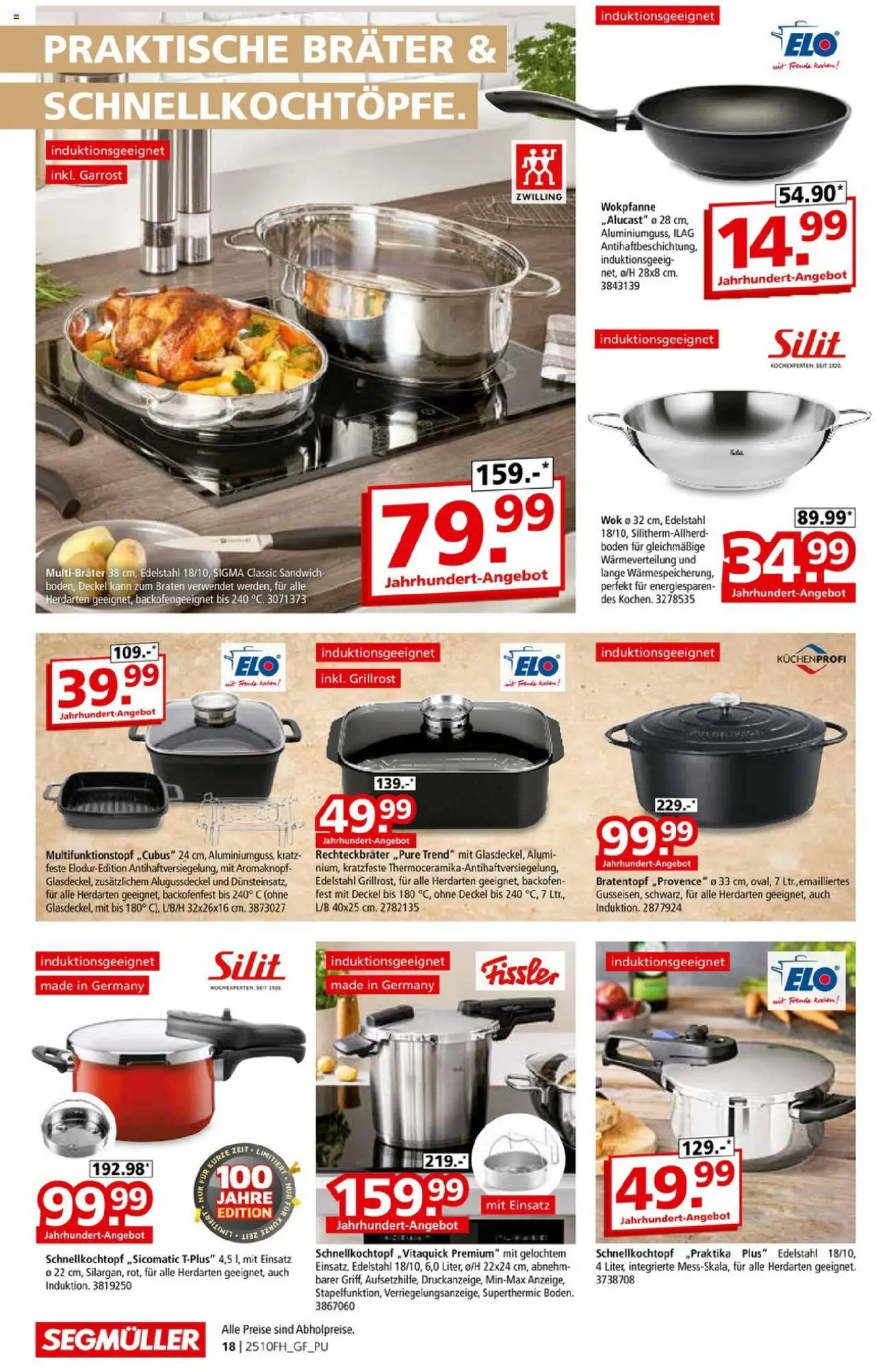 Segmüller Prospekt 	 – gültig ab 18.10.2025 | Seite: 28 | Produkte: Backofen, Wok