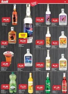 Náhled letáku Kubík leták - Velkoobchod 11/2025 od 01.11.2025 | Strana: 36 | Produkty: Vodka, Likér, Griotka, Panák