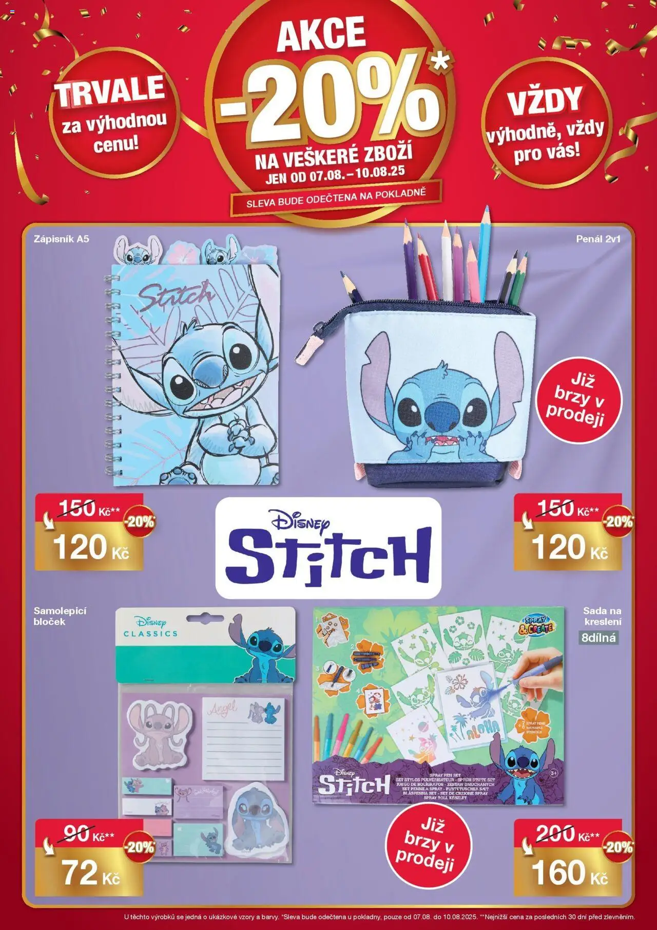 Woolworth leták - Znojmo od 07.08.2025 - akční nabídka | Strana: 7 | Produkty: Penne, Penál, Zápisník, Stitch
