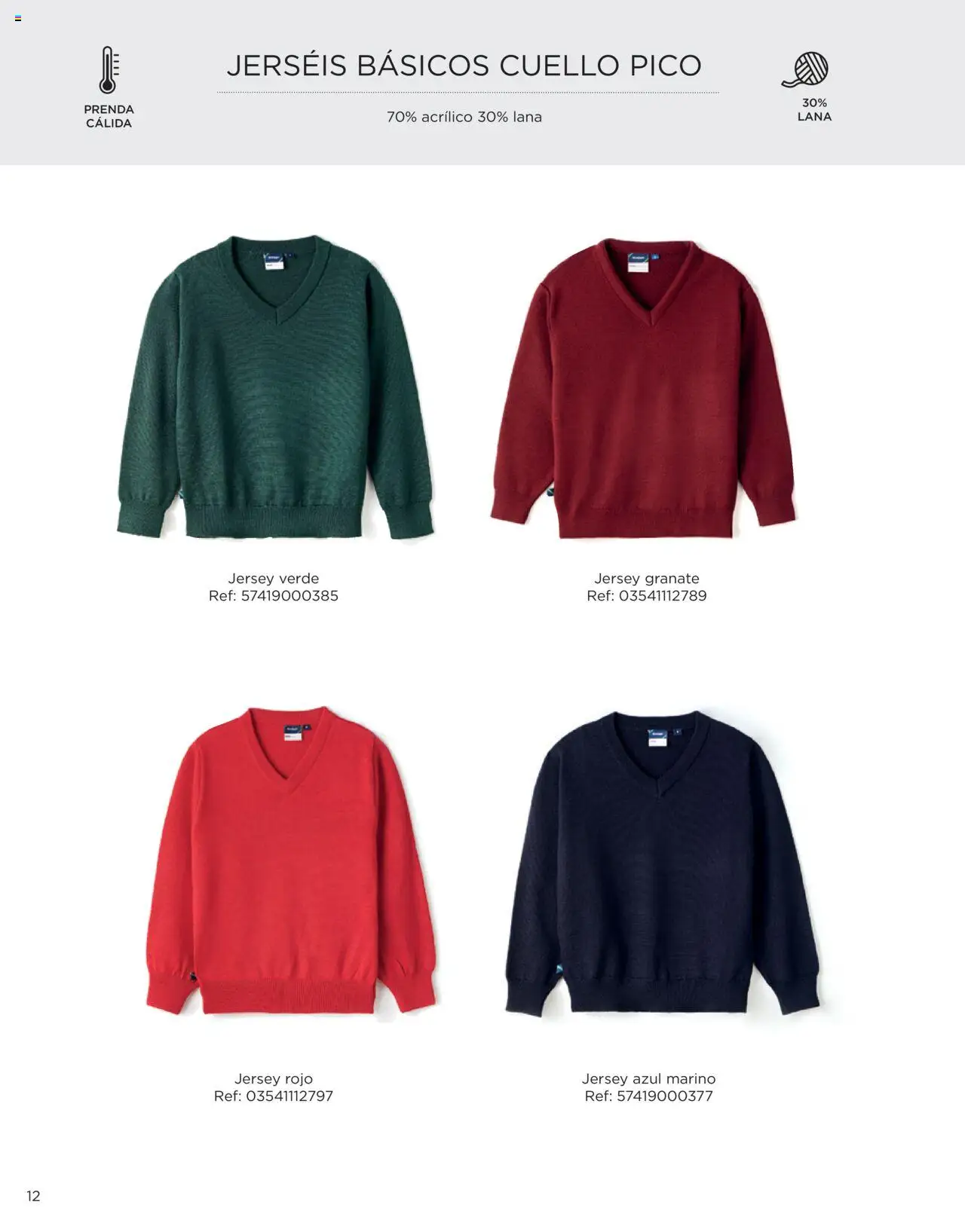 El Corte Inglés Uniformes │ válido desde el 22.04.2025 | Página: 12