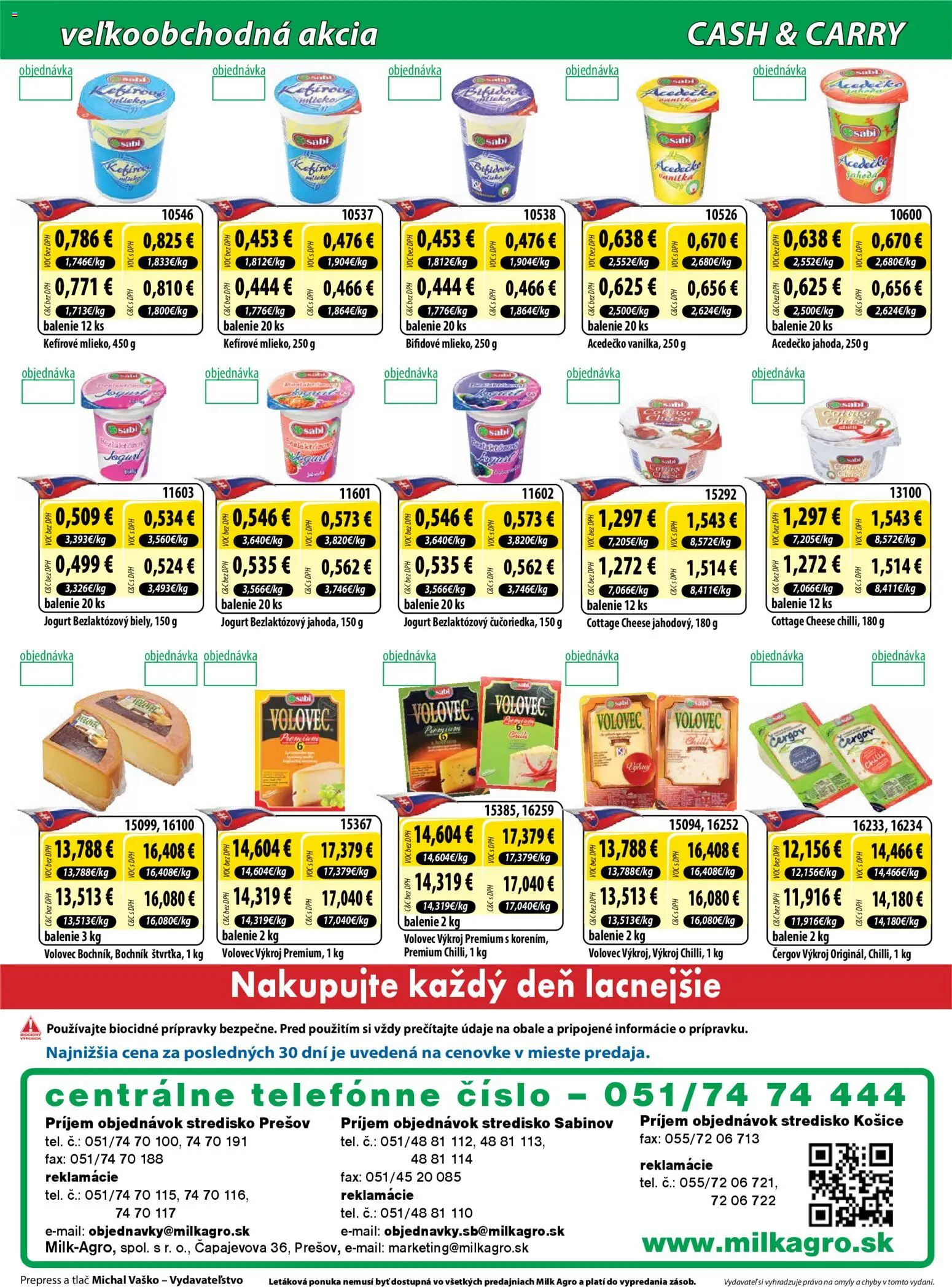 Nové Milk Agro akcie – leták je platný od 02.01.2026 | Strana: 8 | Produkty: Jogurt