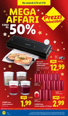 Anteprima del volantino LIVARNO home Candele natalizie, 2, 4 o 6 pezzi, 2 pezzi Ø 7,5 x 15 cm valido a partire dal 05.12.2025 | Pagina: 2