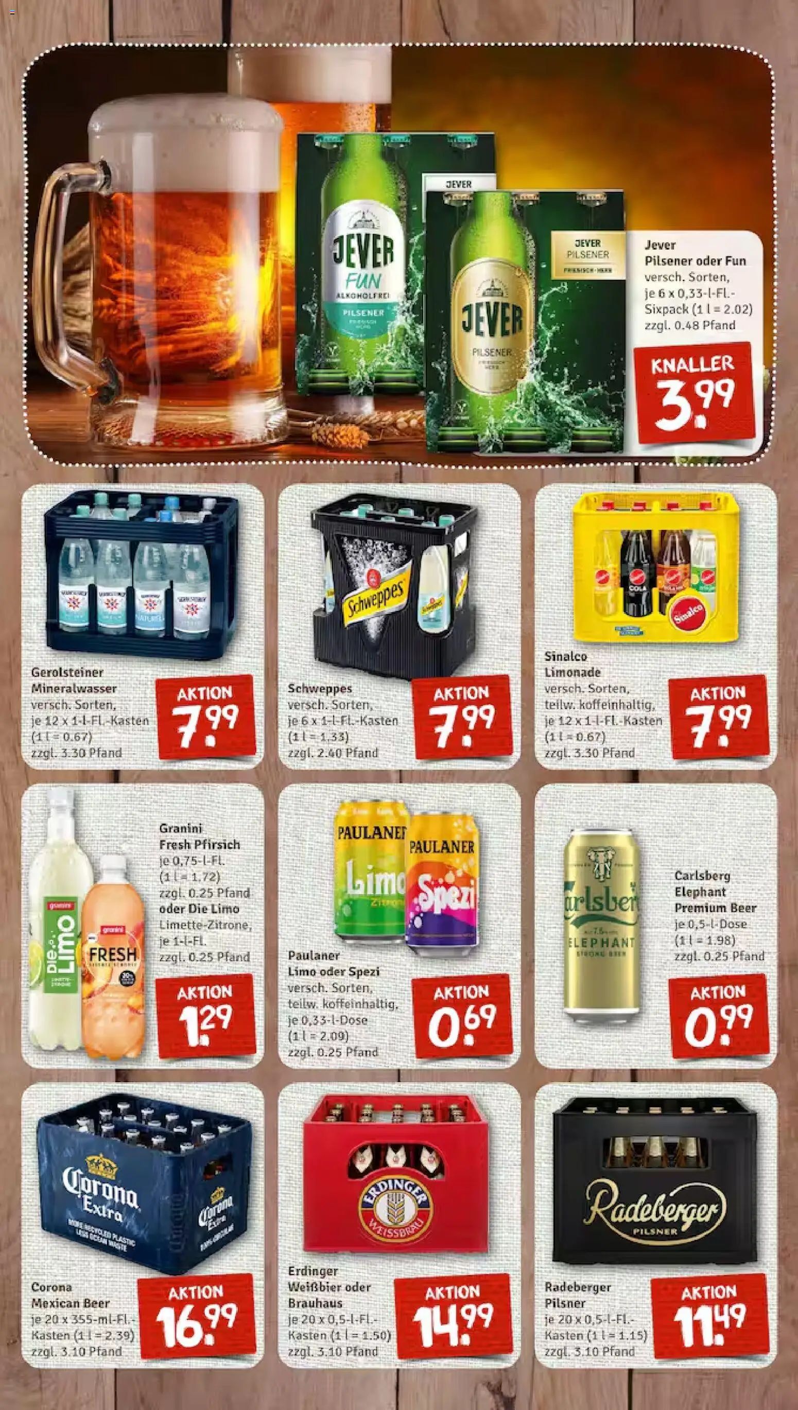 Nahkauf Prospekt 	 – gültig ab 23.02.2026 | Seite: 11 | Produkte: Weißbier, Limonade, Mineralwasser, Jever
