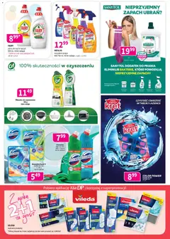 Pogląd oferty "Drogerie Polskie Gazetka" - ważna od 09.02.2026 | Strona: 8 | Produkty: Domestos, Zapach, Vileda, Dezodorant