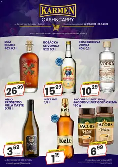 KARMEN CBA leták platný od 17.11.2025