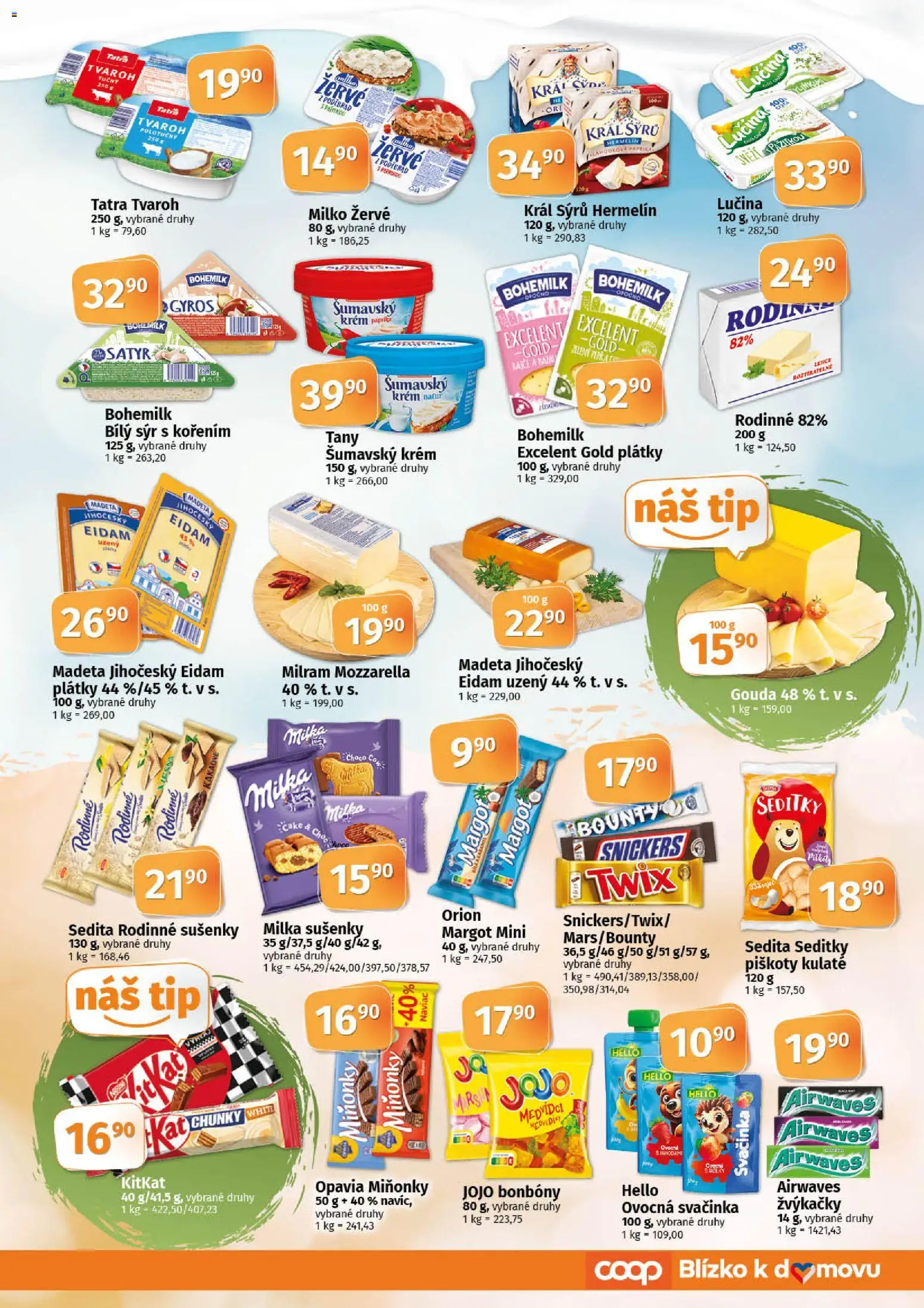 Coop leták - Tuty od 25.02.2026 | Strana: 5 | Produkty: Lučina, Gyros, Hermelín, Žervé