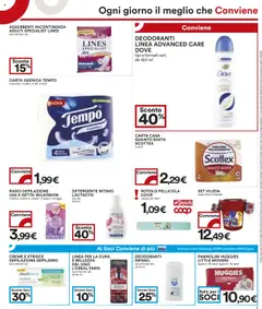 Volantino COOP del 10.07.2025 | Pagina: 15 | Prodotti: Pannolini, Carta igienica, Detergente, Pellicola