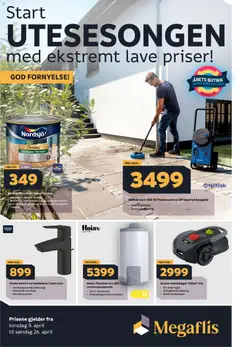 Forhåndsvisning av Megaflis kundeavis gyldig fra 09.04.2026