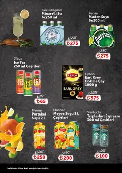 16.04.2026 tarihinden itibaren geçerli olan Onur Market kataloğu önizlemesi | Sayfa: 6 | Ürünler: Portakal, Su, Meyve, Ice tea