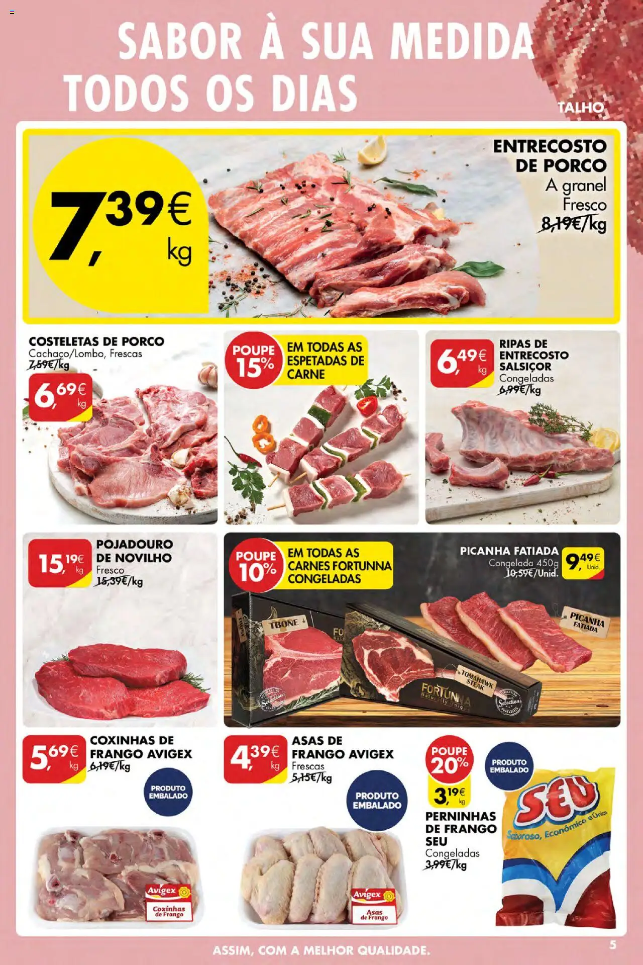 Pingo Doce Poupe Esta Semana Açores │ válido de 14.08.2025 | Página: 5 | Produtos: Asas de frango, Frango, Carne