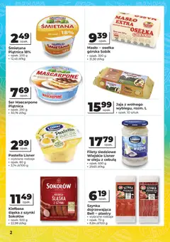 Pogląd oferty "Odido gazetka - Wybrane produkty" - ważna od 18.03.2026 | Strona: 2 | Produkty: Bell, Mascarpone, Masło, Ser