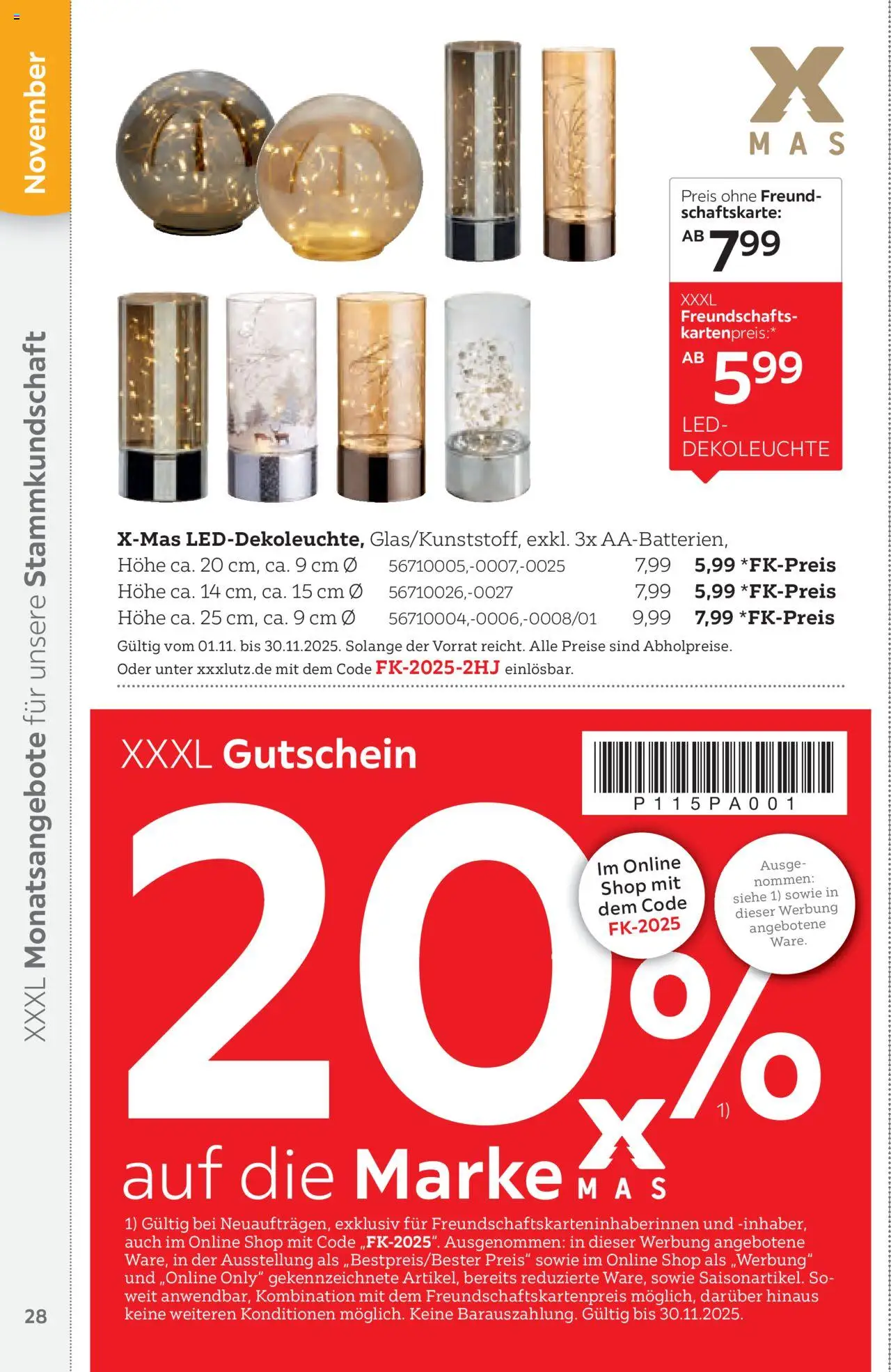XXXL Lutz Freundschaftskartenjournal - gültig ab dem 01.08.2025 | Seite: 28