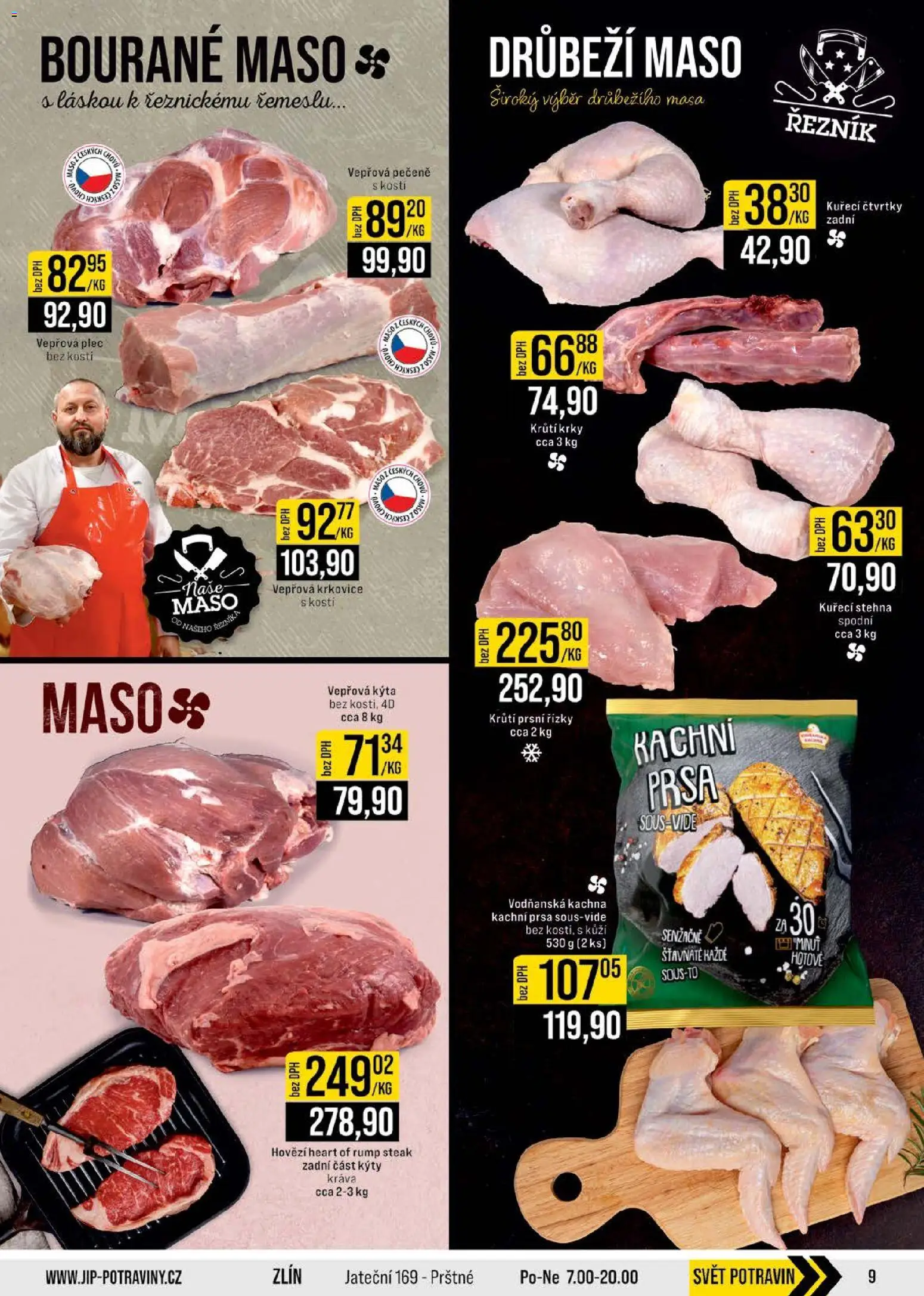 Jip leták - Cash & Carry od 10.12.2025 | Strana: 9 | Produkty: Hovězí, Kachní prsa, Maso, Kýta