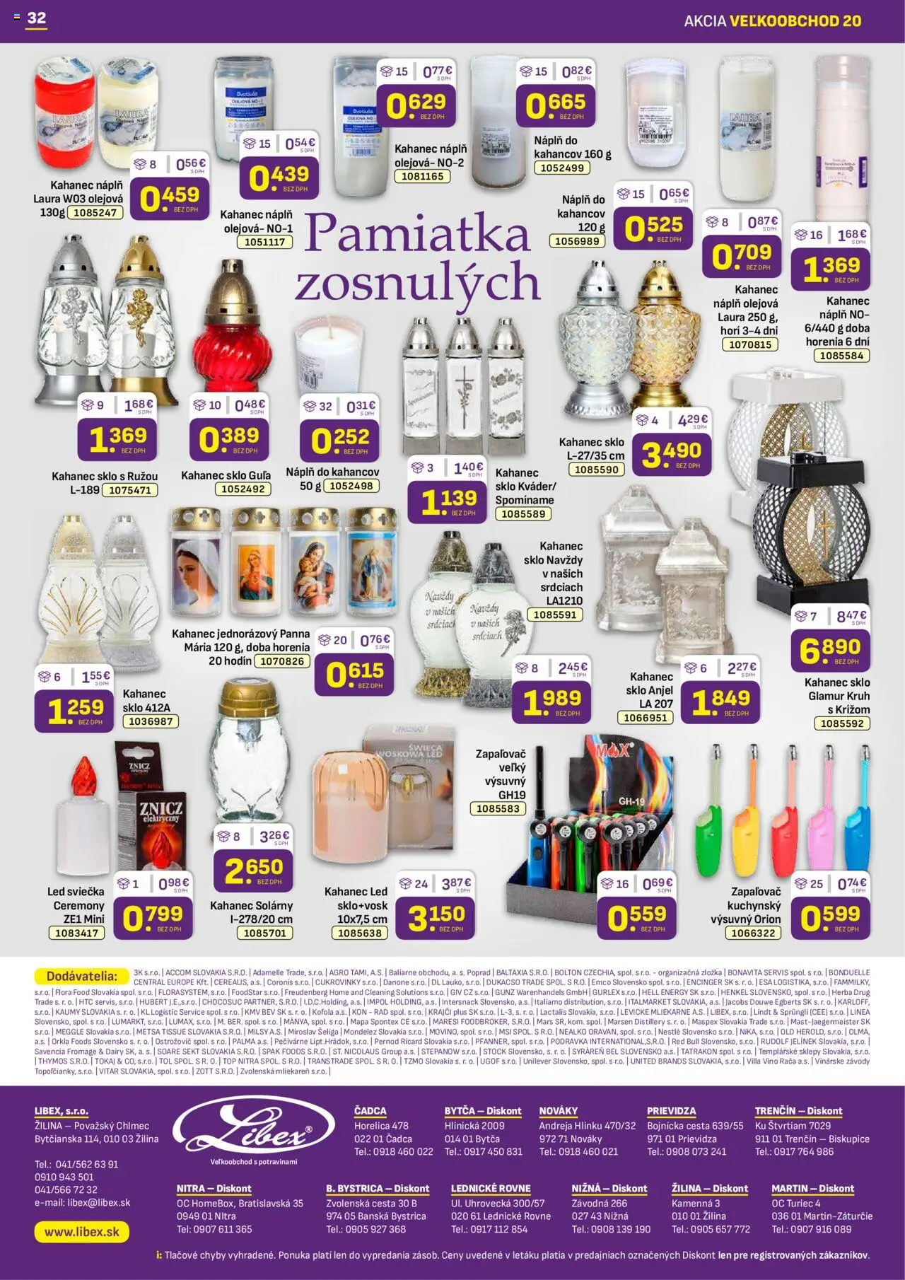 Nové Libex akcie – leták je platný od 06.10.2025 | Strana: 32 | Produkty: Víno, Lindt, Led, Red Bull