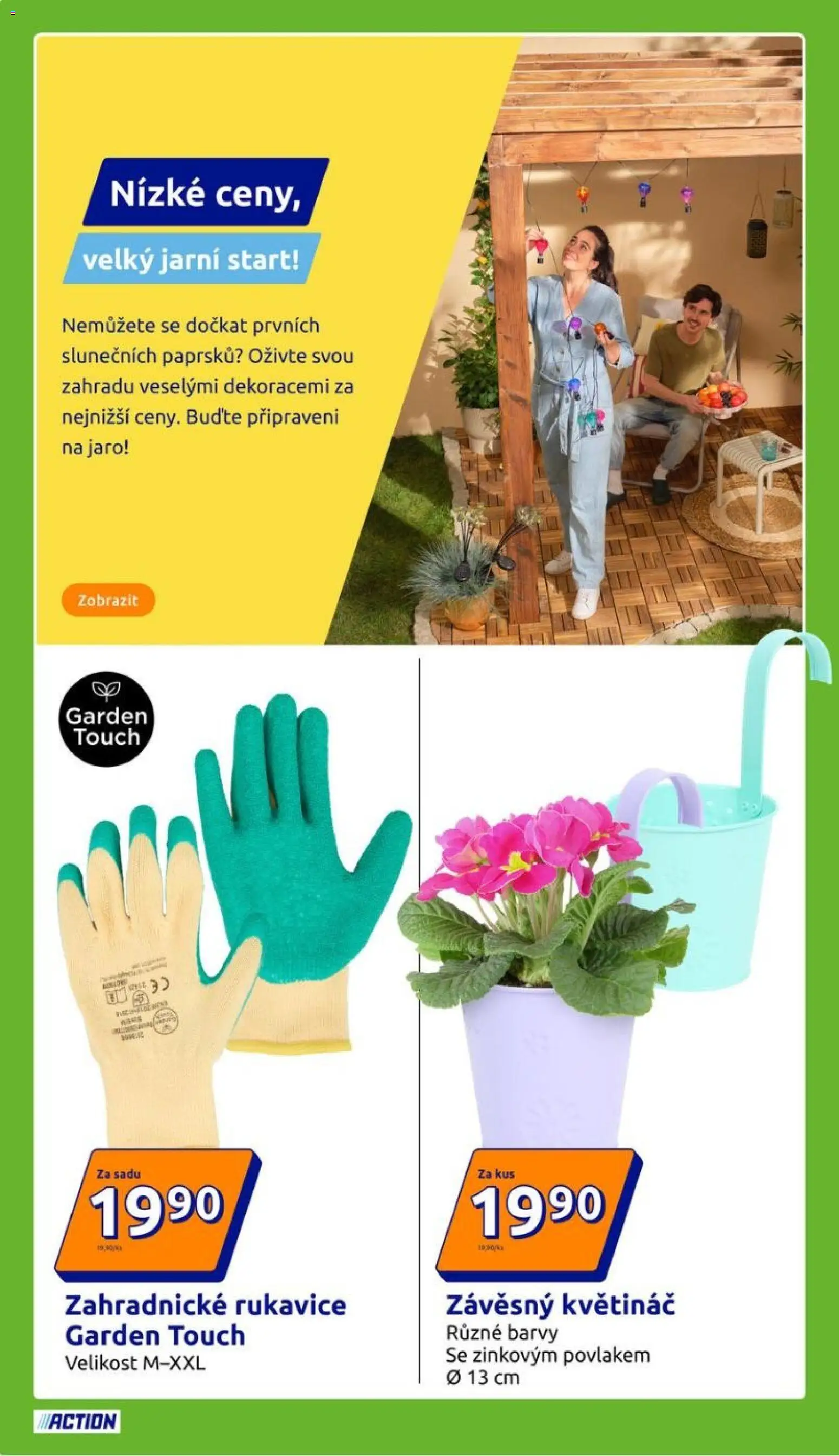 Action leták od 08.04.2026 | Strana: 14 | Produkty: Rukavice, Květináč, Barvy