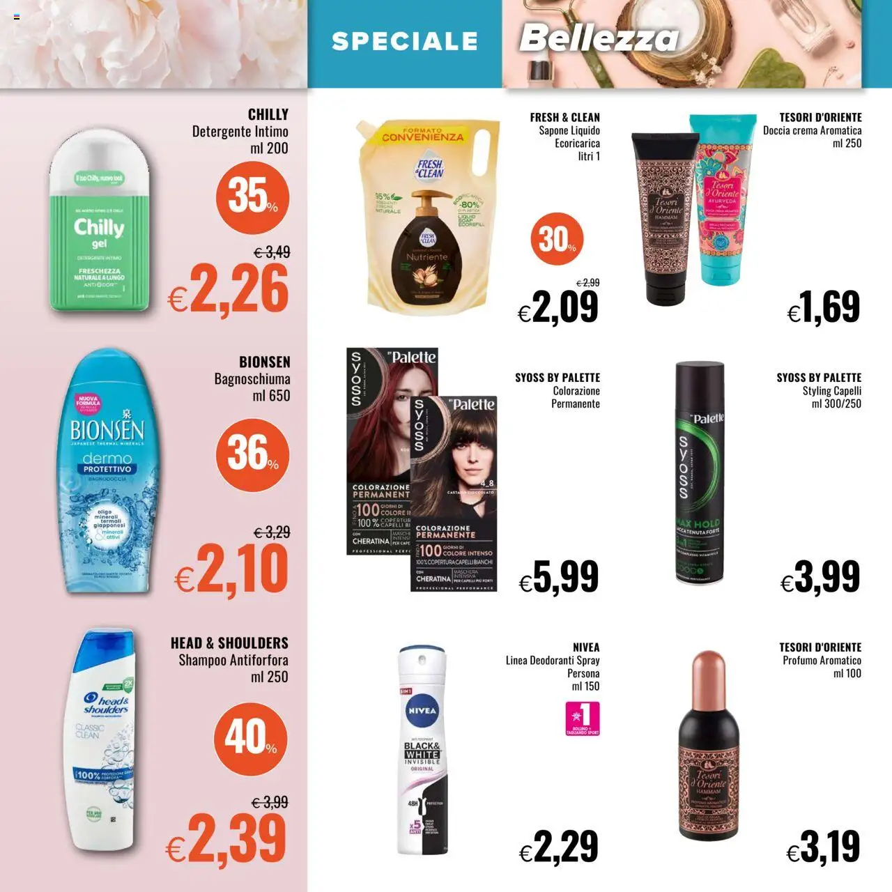 Volantino Famila del 02.10.2025 | Pagina: 14 | Prodotti: Sapone, Bagnoschiuma, Detergente, Doccia