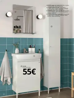 Vista previa Catálogo IKEA Baños válido desde el 01.02.2026 | Página: 2 | Productos: Estante, Armario, Lavabo, Espejo