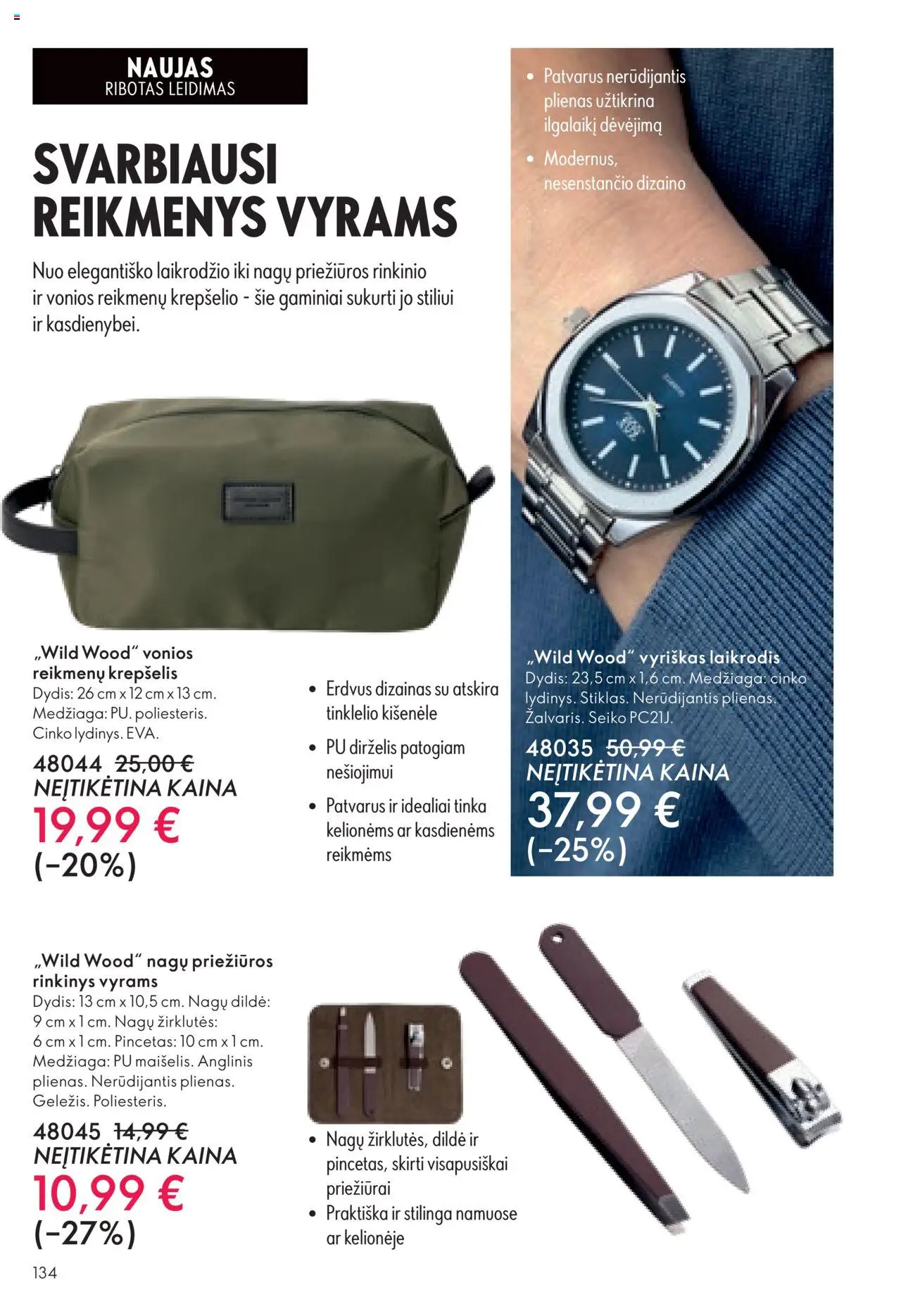 Oriflame akcijos nuo 08.10.2025 | Puslapis: 134 | Prekių: Laikrodis, Krepšelis