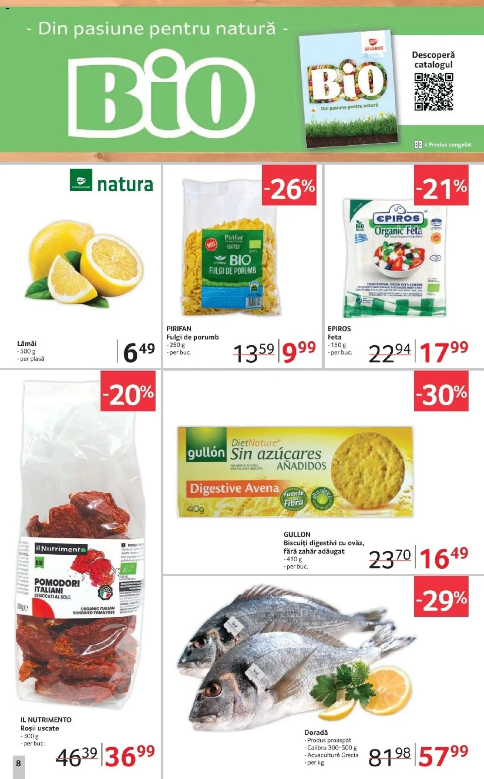Noul catalog Selgros – valabil de la 02.01.2026 | Pagină: 8 | Produse: Şerit ödül, Biscuiți, Porumb, Zahăr