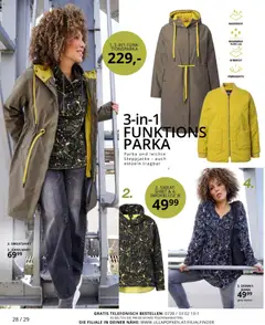 Ulla Popken Akciós újság - amely érvényes a következő dátumtól: 01.11.2025 | Oldal: 28 | Termékek: Parka