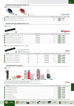 Rexel - Prévisualisation de Rexel - Brochure EPI, mesure, outillage, fixations et consommables valide à partir de 18.11.2025 | Page: 114 | Produits: Câble, Mortier, Plots, Barrettes