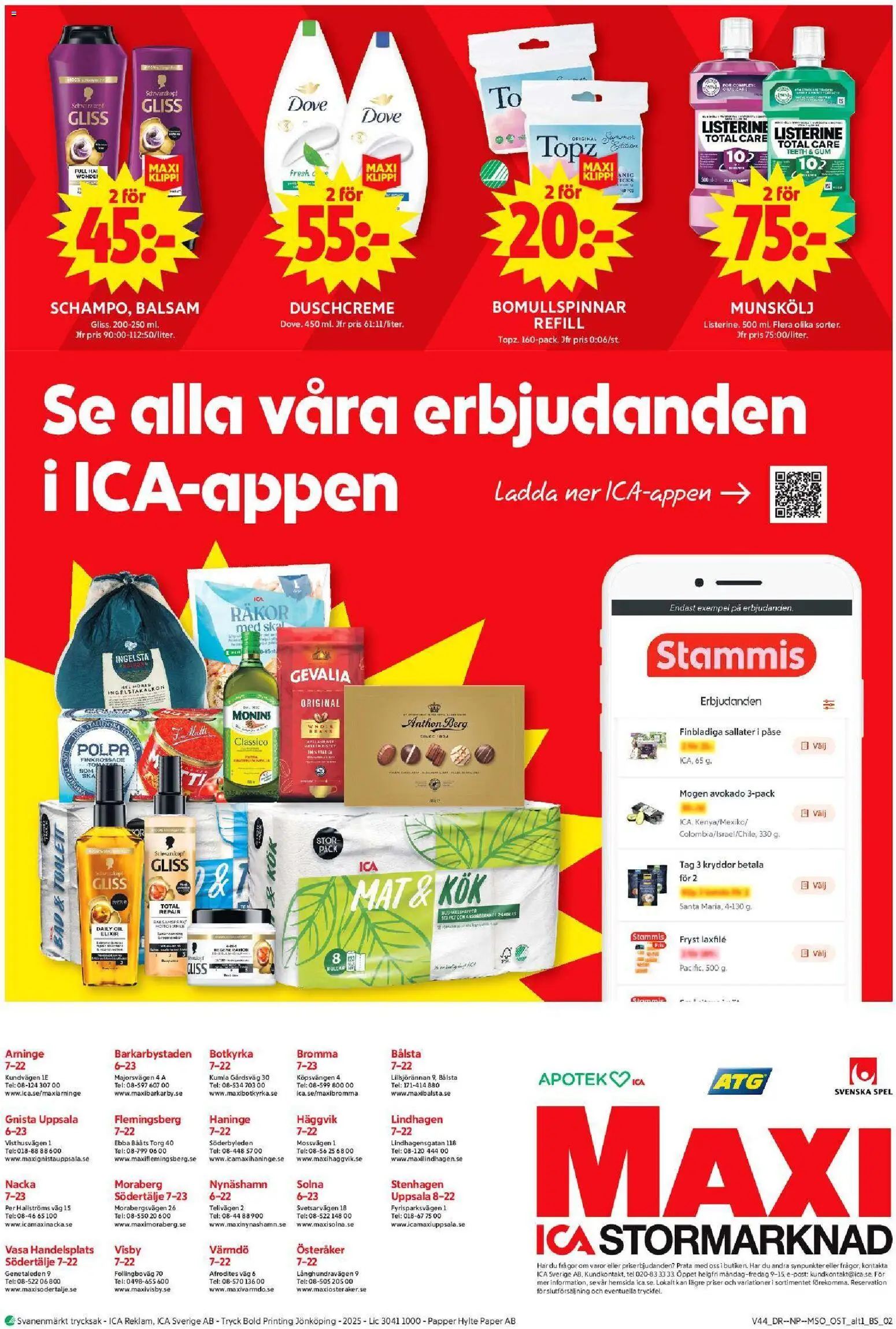 ICA Maxi reklamblad aktuell från 27.10.2025 | Sida: 14 | Produkter: Avocado, Balsam, Toalett, Papper