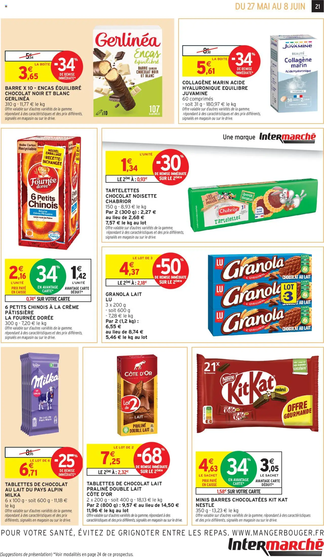  | Page: 22 | Produits: Noisette, Lait, Chocolat, Granola