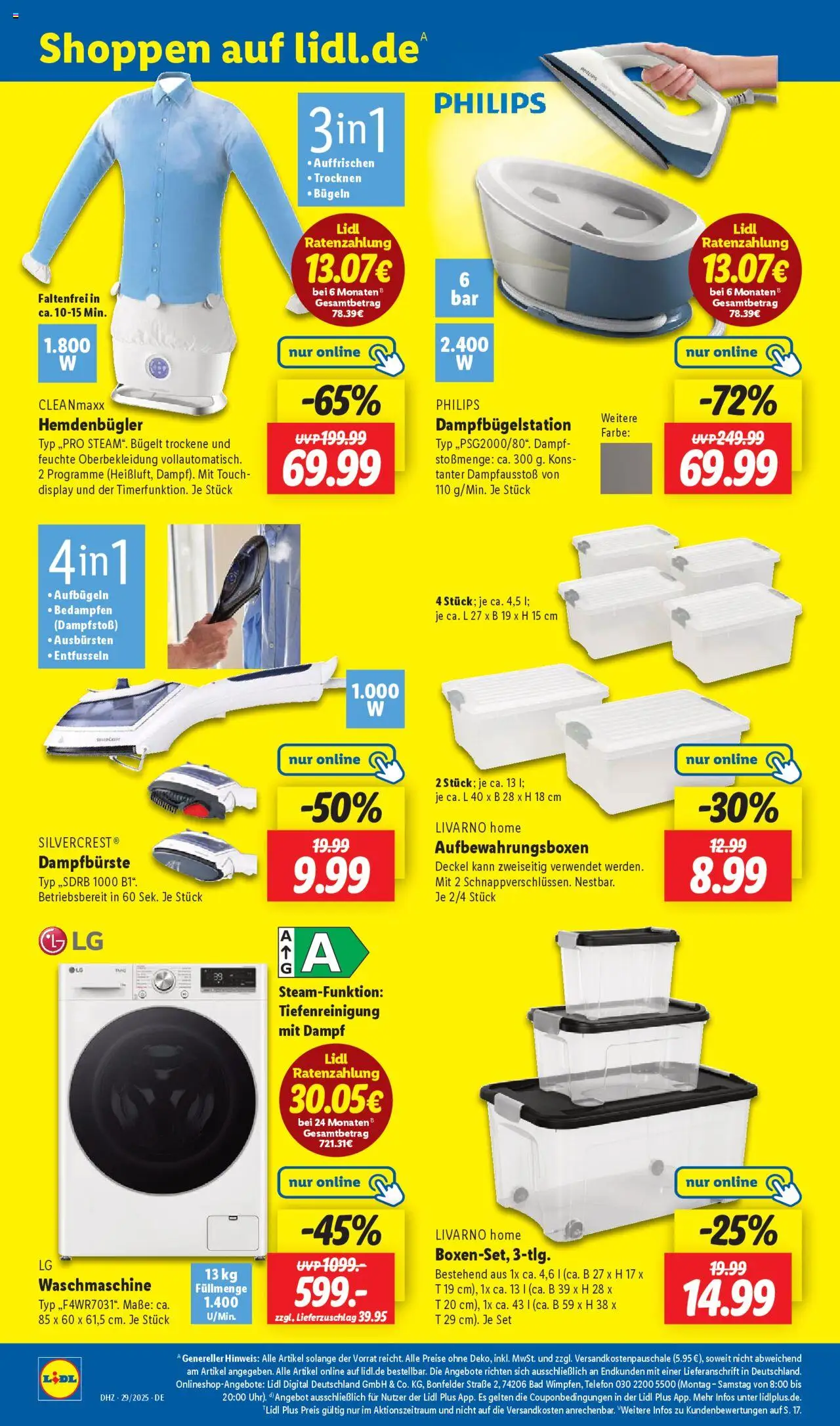 Lidl Prospekt Heppenheim - gültig ab dem 14.07.2025 | Seite: 28 | Produkte: Philips, Bad, Waschmaschine, Telefon