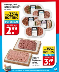 Hoogvliet - Folder - Voorbeeld van een folder van Hoogvliet, geldig van 11.02.2026 | Pagina: 13 | Producten: Schaal, Gehakt, Hamburger, Kip