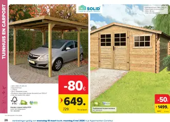 Carrefour folder - Voorbeeld van een folder van Carrefour, geldig van 18.03.2026 | Pagina: 26 | Producten: Platen