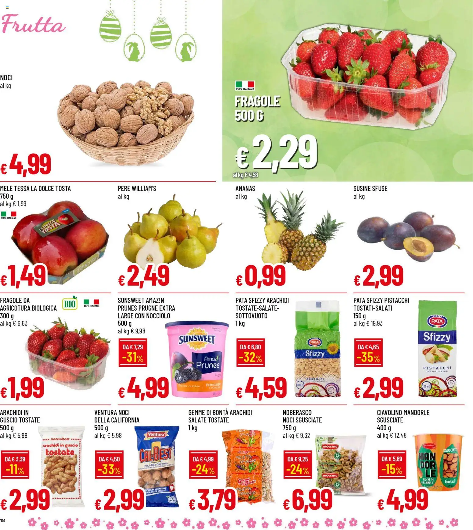 Volantino Galassia del 26.03.2026 | Pagina: 18 | Prodotti: Mele, Mandorle, Arachidi, Pistacchi
