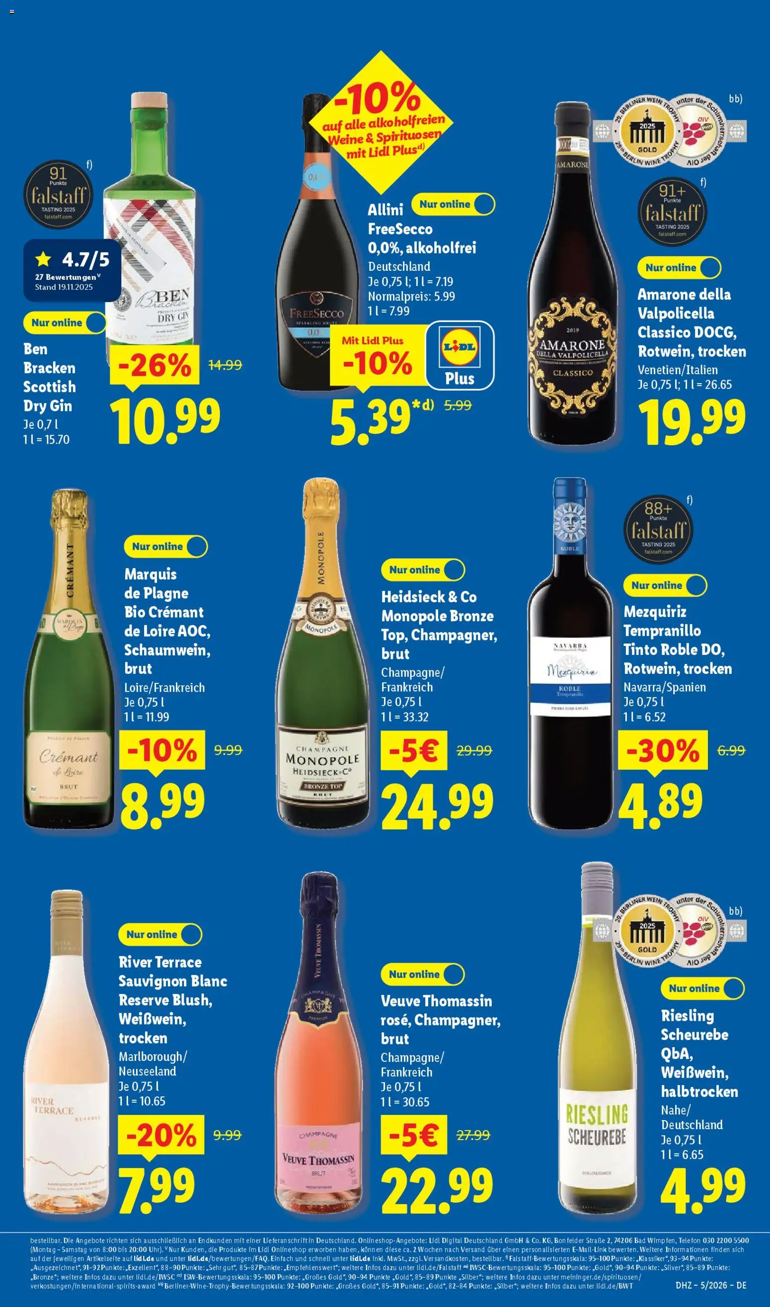 Lidl Prospekt Bestwig – gültig ab 26.01.2026 | Seite: 23 | Produkte: Top, Bad, Gin, Telefon