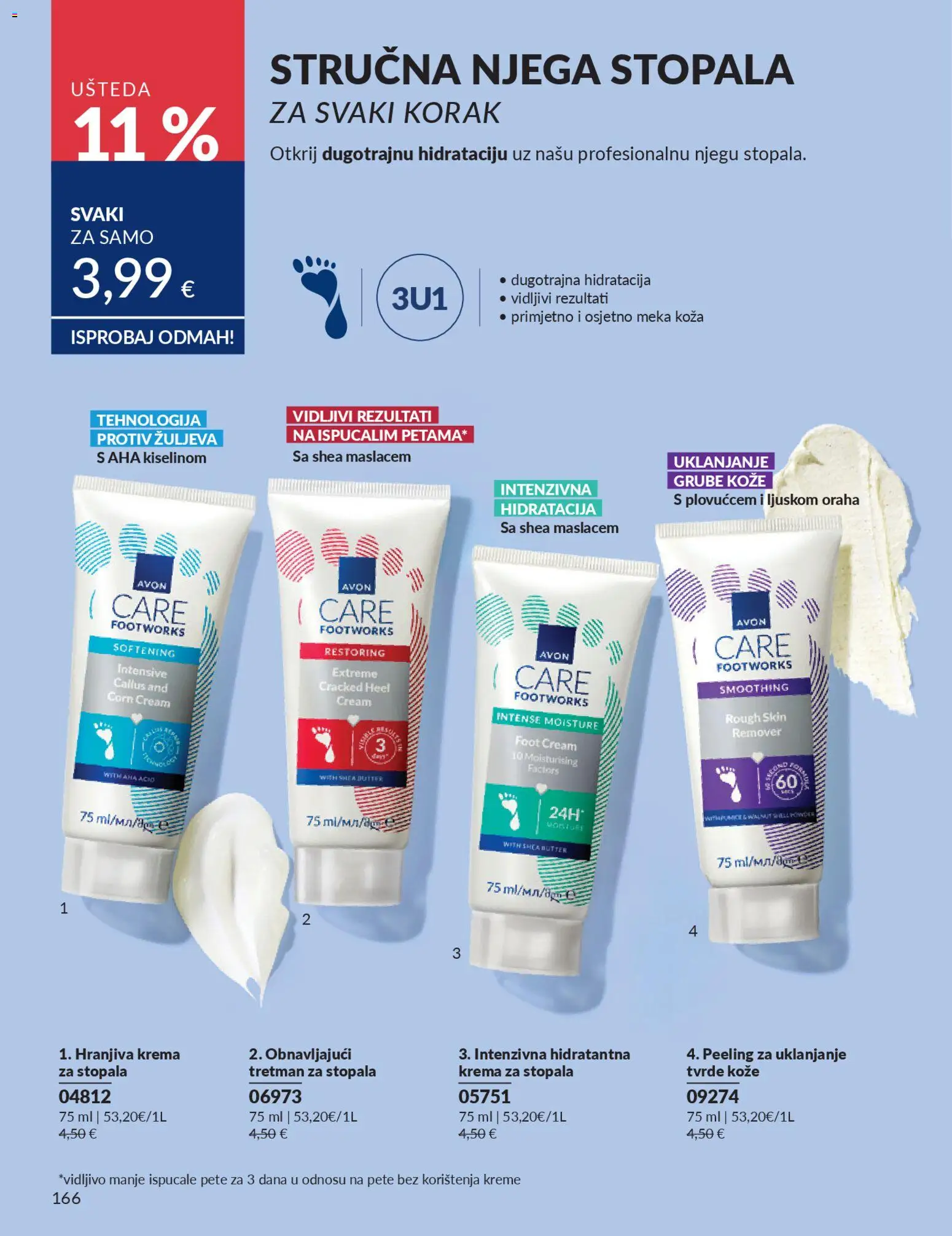 Avon katalog | vrijedi od 01.02.2026 | Stranica: 172 | Proizvodi: Krema za stopala, Krema
