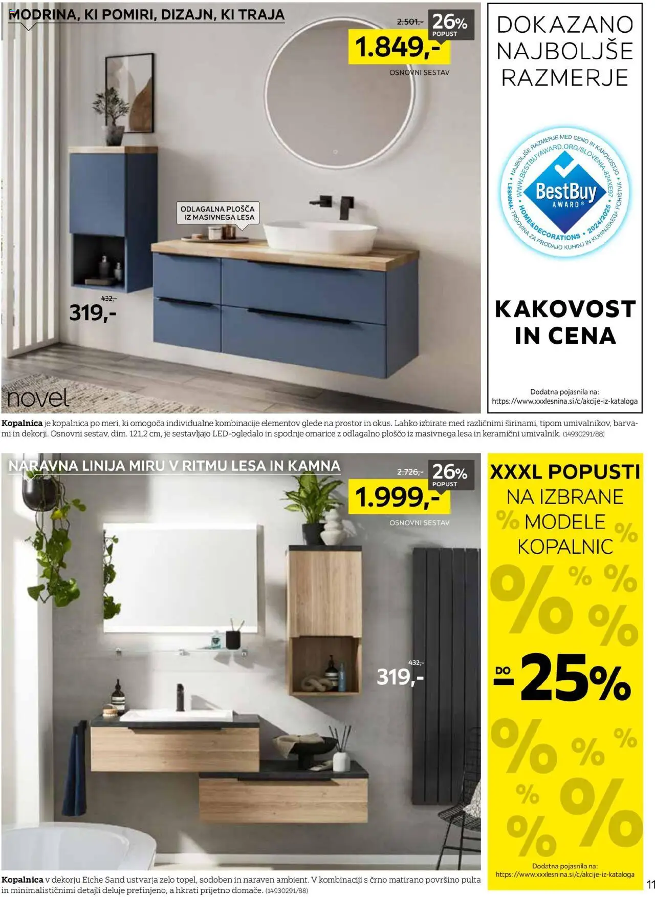 XXXL Lesnina katalog popolna kuhinja │ velja od 19.08.2025 | Stran: 11 | Izdelki: Barva